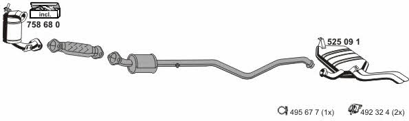  100449 Exhaust system 100449