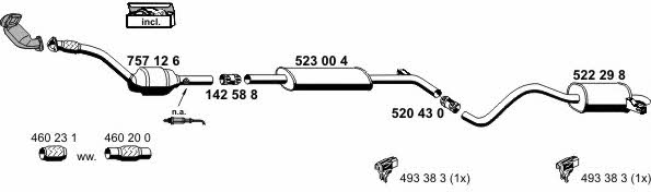  100472 Exhaust system 100472