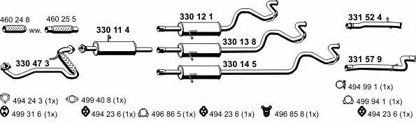 031084 Exhaust system 031084