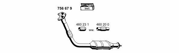  031157 Exhaust system 031157