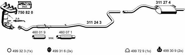  031186 Exhaust system 031186