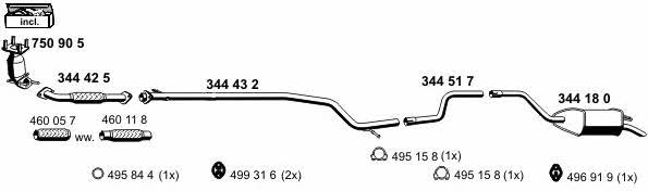 Ernst 031223 Exhaust system 031223