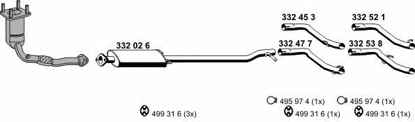  031260 Exhaust system 031260