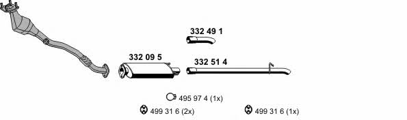  031266 Exhaust system 031266