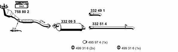  031285 Exhaust system 031285