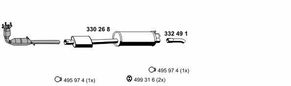  031286 Exhaust system 031286