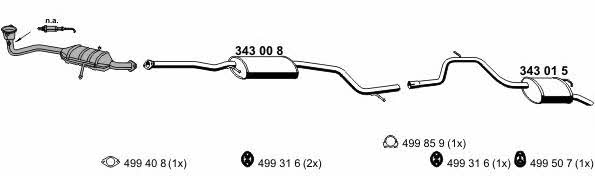  031376 Exhaust system 031376