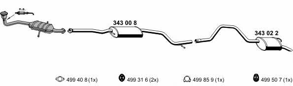  031377 Exhaust system 031377