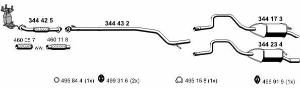  031380 Exhaust system 031380