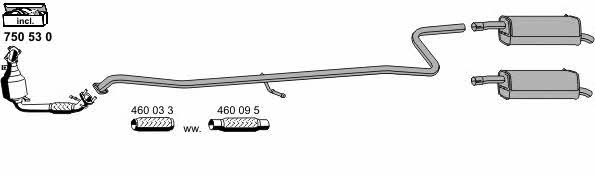 Ernst 031386 Exhaust system 031386