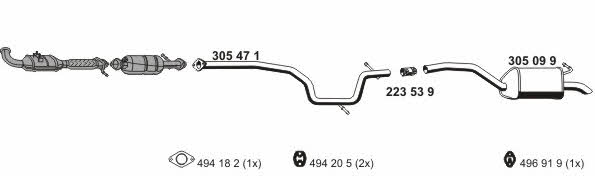 Ernst 031523 Exhaust system 031523