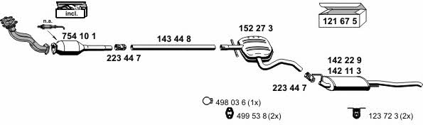 Ernst 070493 Exhaust system 070493