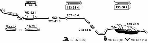  070558 Exhaust system 070558