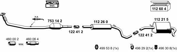 070645 Exhaust system 070645