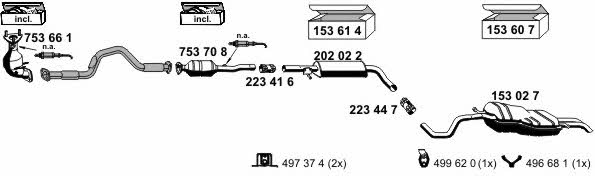 Ernst 070669 Exhaust system 070669