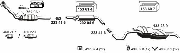  070670 Exhaust system 070670