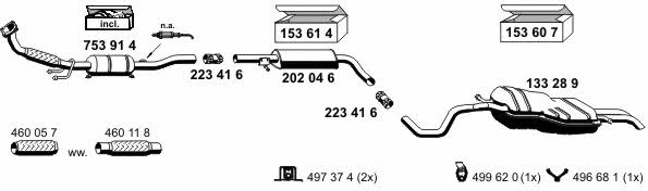  070671 Exhaust system 070671