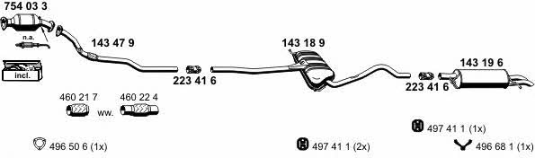  070735 Exhaust system 070735