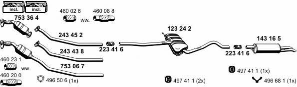  070737 Exhaust system 070737