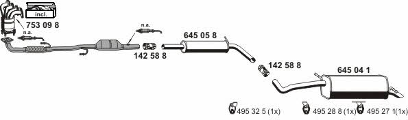  070757 Exhaust system 070757