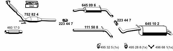  070760 Exhaust system 070760
