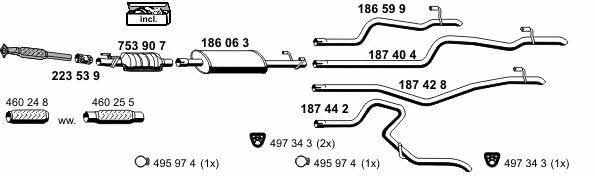  070768 Exhaust system 070768