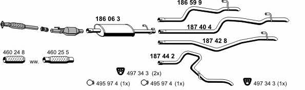  070769 Exhaust system 070769