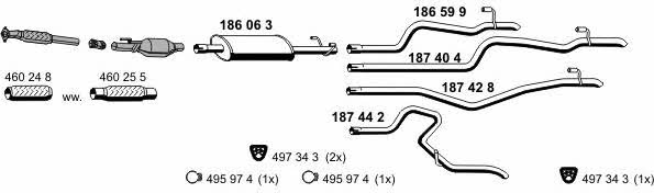  070774 Exhaust system 070774