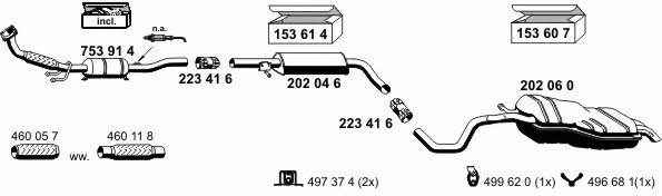 070848 Exhaust system 070848