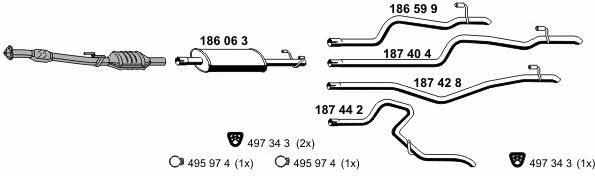  070977 Exhaust system 070977