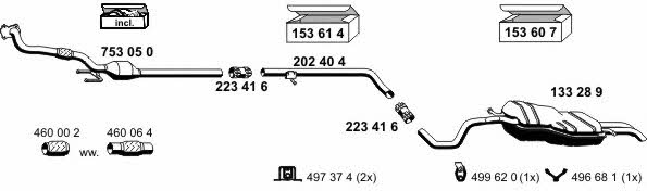 Ernst 071046 Exhaust system 071046