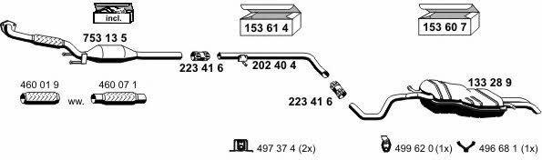 Ernst 071049 Exhaust system 071049