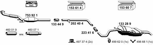  071055 Exhaust system 071055