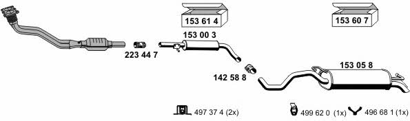 Ernst 071064 Exhaust system 071064