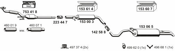  071075 Exhaust system 071075