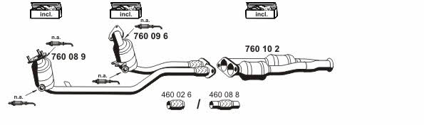  100500 Exhaust system 100500