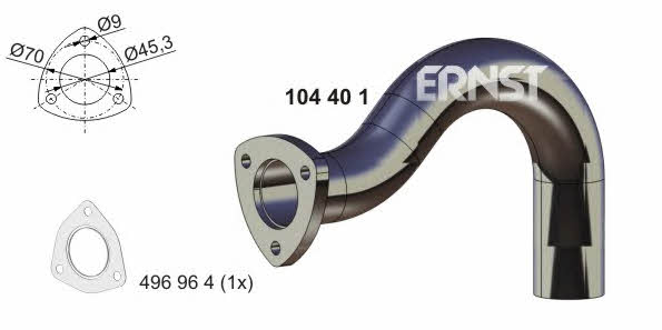 Ernst 104401 Exhaust pipe 104401