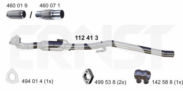 Ernst 112413 Exhaust pipe 112413