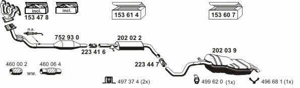  010248 Exhaust system 010248