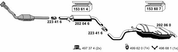  010249 Exhaust system 010249