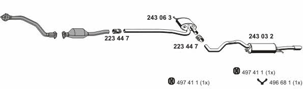  010265 Exhaust system 010265