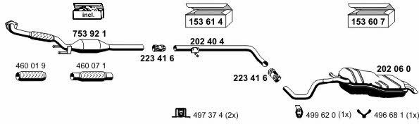  010274 Exhaust system 010274