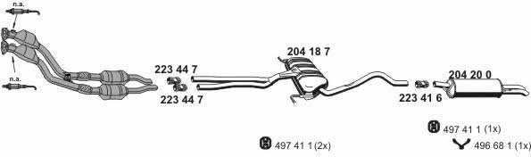  010278 Exhaust system 010278