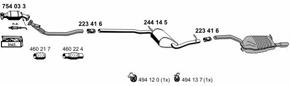  010327 Exhaust system 010327