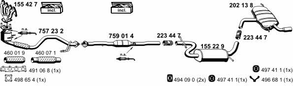  010368 Exhaust system 010368