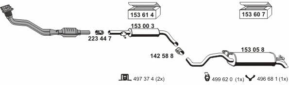 010439 Exhaust system 010439