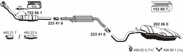  010445 Exhaust system 010445