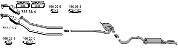  010468 Exhaust system 010468