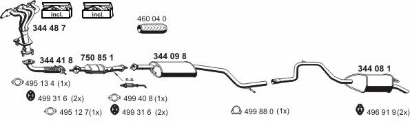  031535 Exhaust system 031535