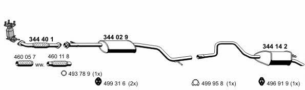  031536 Exhaust system 031536